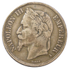 1861-1870 France 5 Francs - Emperor Napoleon III