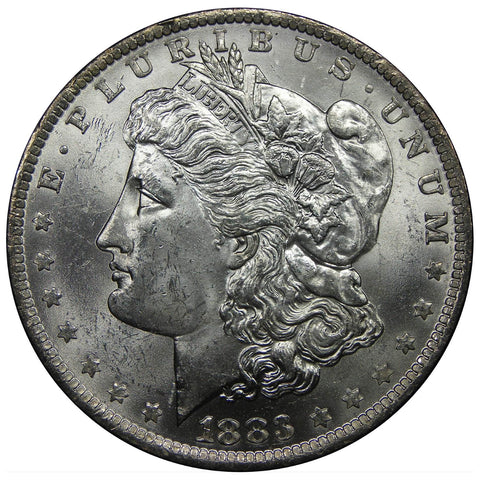 1878-1904 U.S. Morgan Silver Dollar, Choice Brilliant Uncirculated Condition