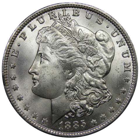 1878-1904 U.S. Morgan Silver Dollar, Gem Brilliant Uncirculated Condition