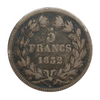 1832-1848 France 5 Francs - Louis Philippe