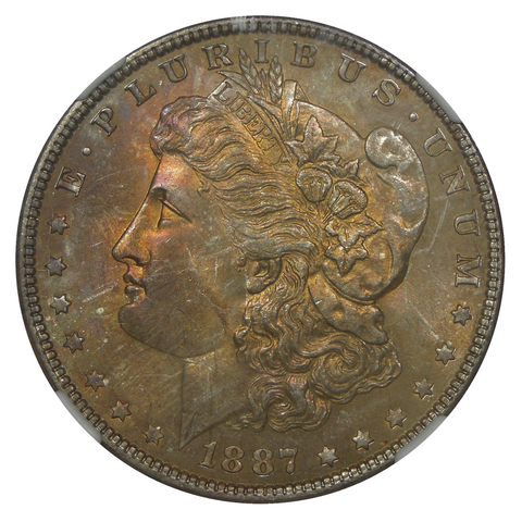 1887-P U.S. Morgan Dollar NGC MS-64