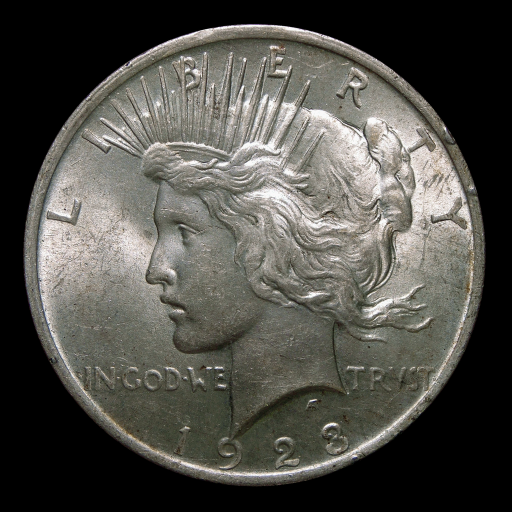 1922-1935 Peace Silver Dollar (AU Condition)