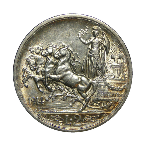 1914 Italy 2 Lire