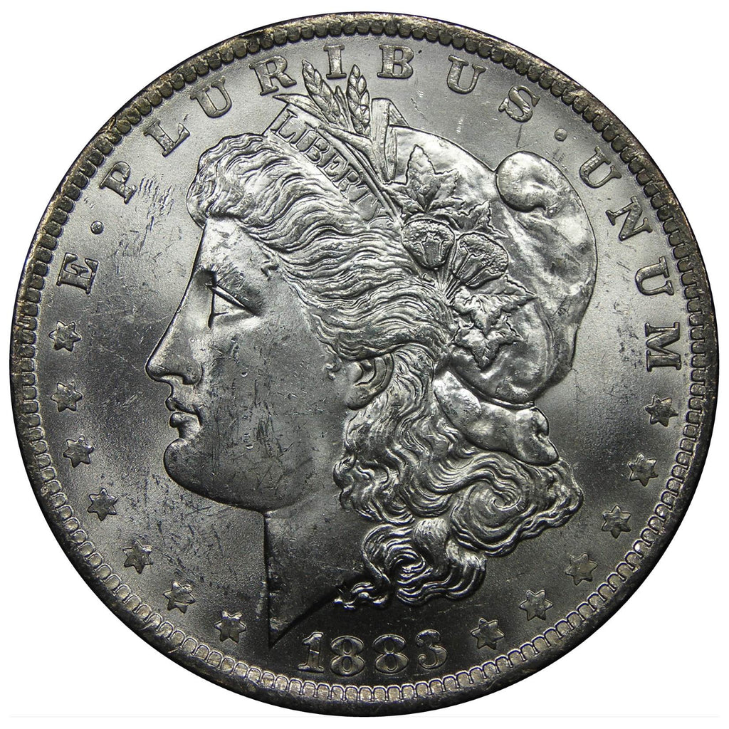 Morgan silver dollar obverse