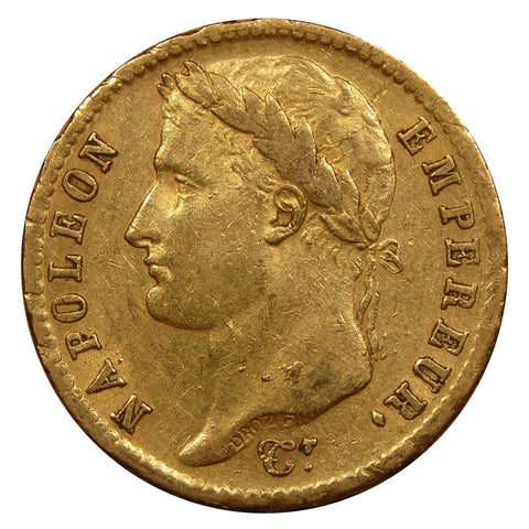 1809-1814 France Gold 20 Francs - Napoleon I